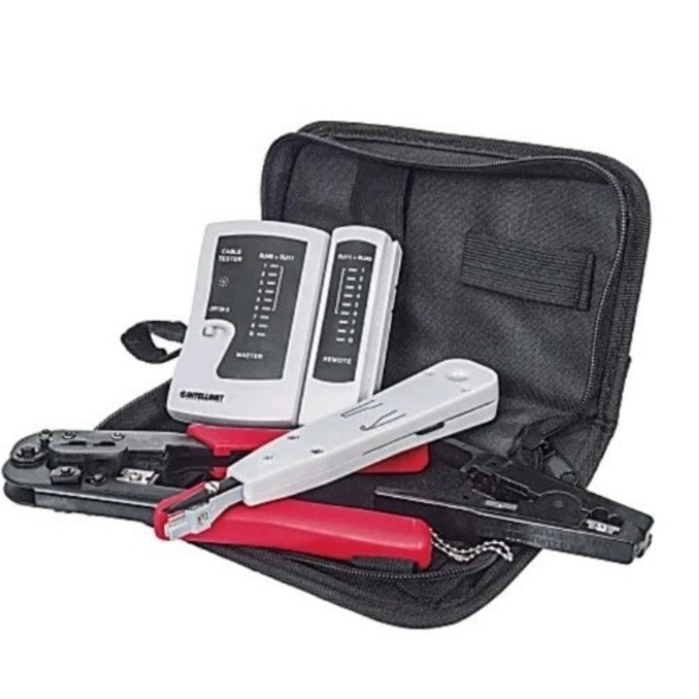 4 Piece Professional Computer Network Installation‎ Tool Kit, Manhattan 780070